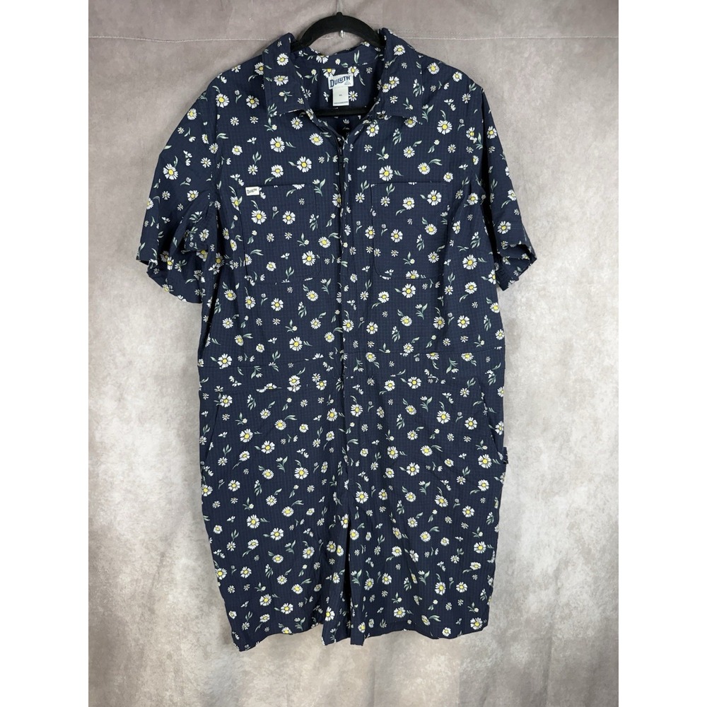 Duluth Heirloom Gardening Gorpcore Hiking Coverall Romper In Blue Size XL